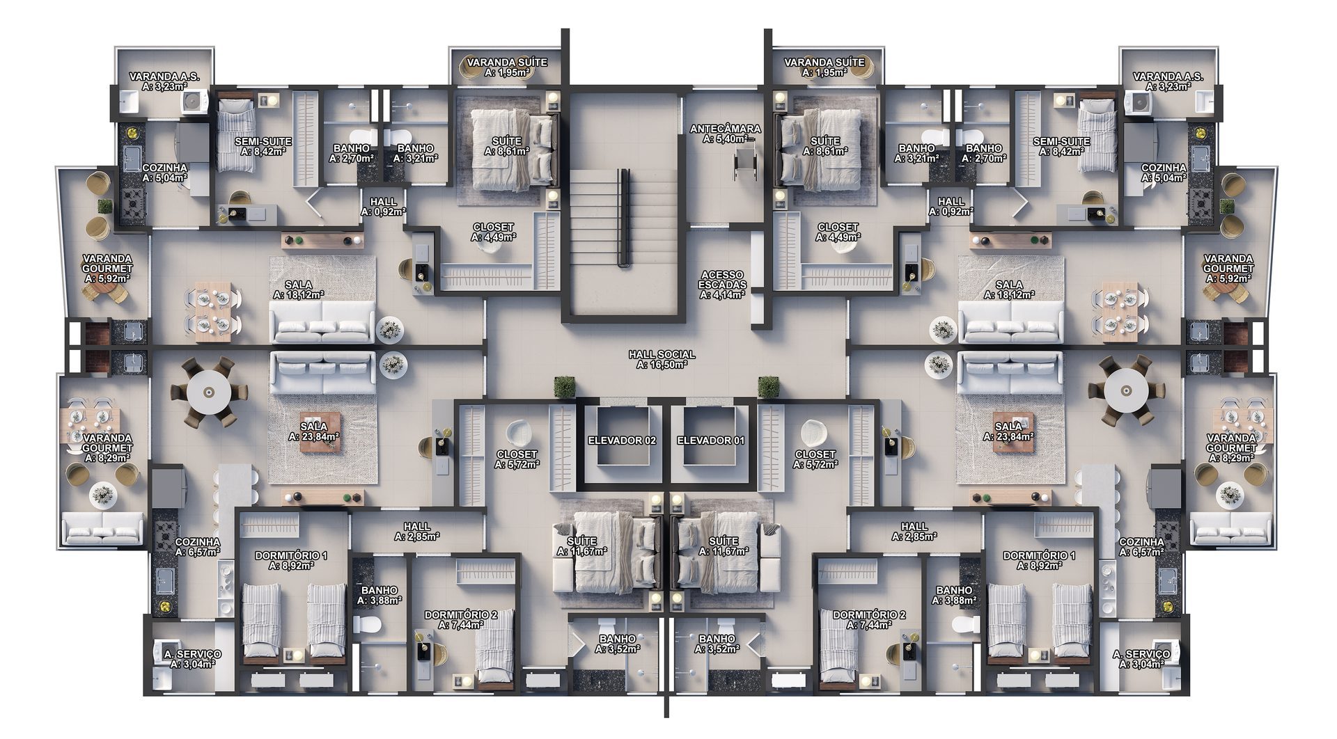 Principado — Planta Tipo